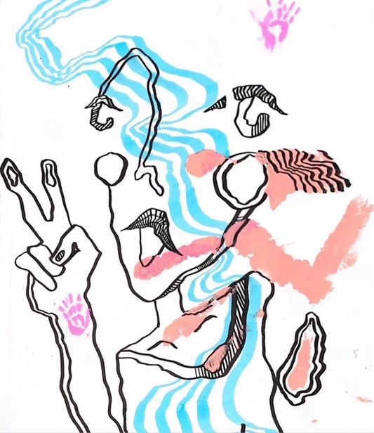 Peace n Love Print